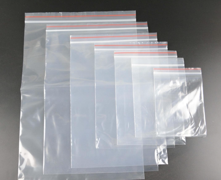 Ziplock bag zipper bag by any bag bone bag plastic packaging bag food sealing transparent PE thickened custom printing