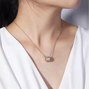 【520好礼】钻石项链女轻奢时尚锁骨链配专柜礼盒送女友礼物