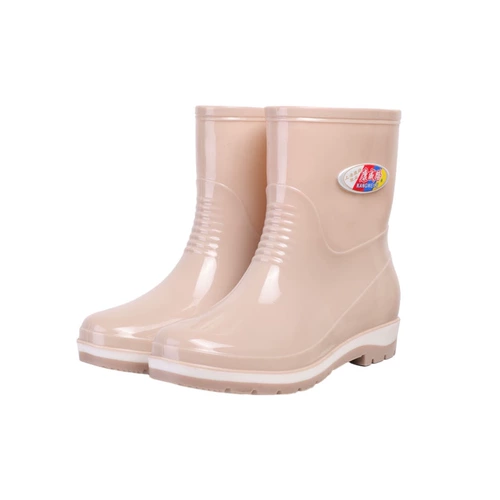 Обувь, модные нескользящие высокие сапоги, в корейском стиле, средней длины