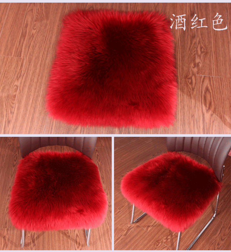 Úc da cừu sofa đệm len đệm len nguyên chất đệm sofa đệm ghế đệm mùa đông đệm ghế đệm ngồi