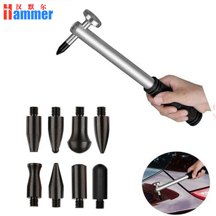 Car sheet metal pit repair leveling hammer leveling pen Hail pit restore repair depression repair multi-head hammer