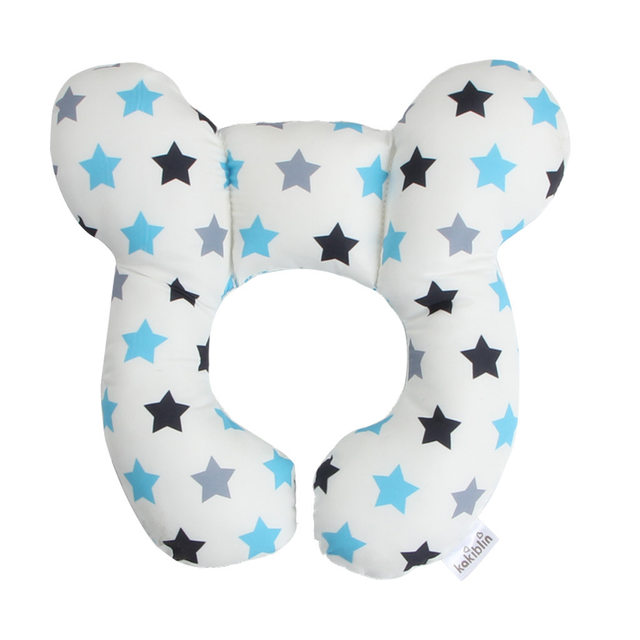 ເດັກນ້ອຍເດັກນ້ອຍ U-shaped pillow stroller fixed head pillow car safety seat sleep head and neck pillow 0.5-3 years old