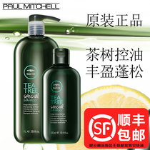 Paul Mitchell baumiqi tea tree shampoo 1000ml oil control anti-dandruff soothing scalp refreshing fluffy