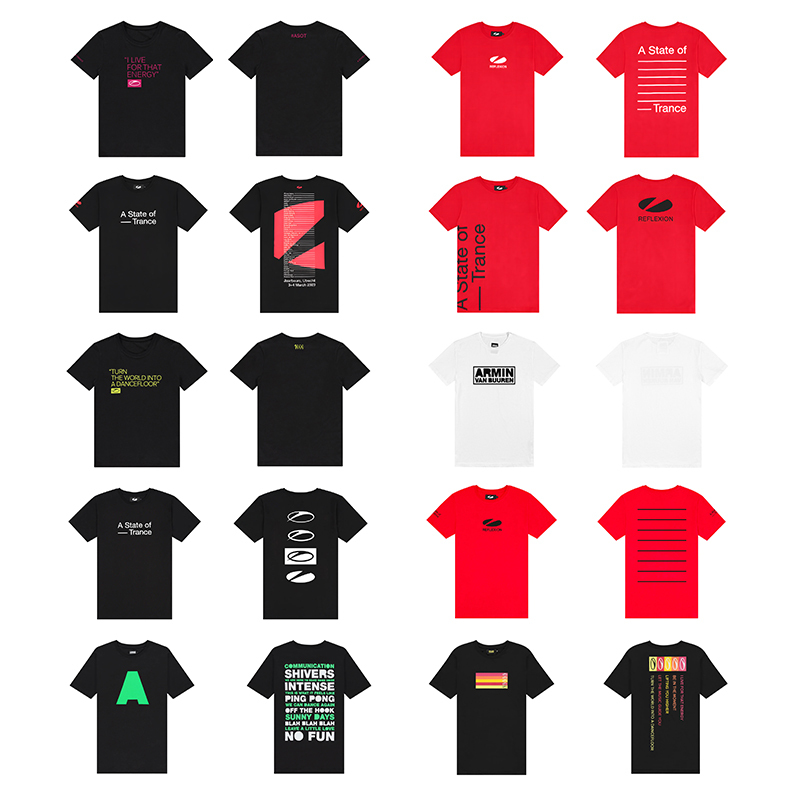 2026 Armin Van Buuren Short-Sleeve T-Shirt, Top 100 Djs Merchandise, Spring/Summer Clothing, Electronic Music T-Shirt