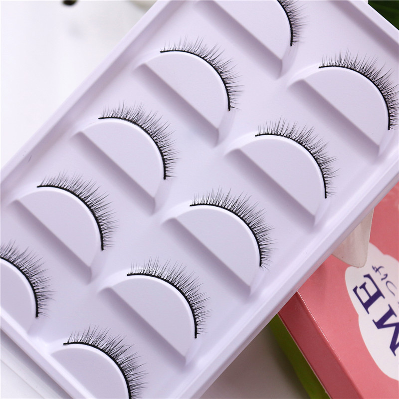 ACME ngắn N10 dày tự nhiên mô phỏng đồng bằng mắt dài cứng điều chỉnh thân mi đơn mí mắt giả 5 nhận 1 mi giả từng sợi