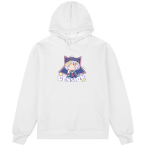 Original seminal Moncelay winter masculiny winter masculiny thickened with hat oliganism Cartoon Cartoon Printed Couple Coats