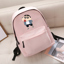 Tide Cool Crayon small new anime peripheral backpack two-dimensional men and women primary and secondary school students schoolbag cartoon computer backpack
