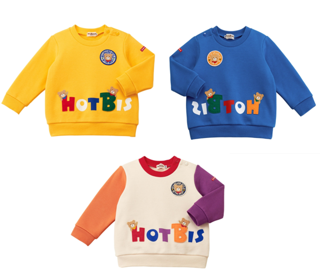 22 autumn and winter new Japanese mikihousehb colored letter jerse73-5607-578