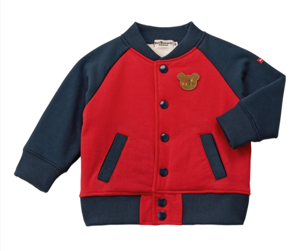 22 years of new mikihouse HB series autumn and winter plus warm baseball coat 73-3702-576