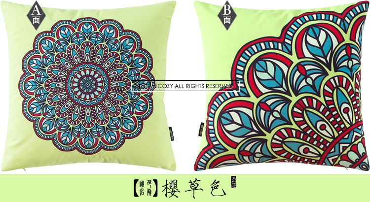 Mới Trung Quốc cổ điển hình học sofa đệm văn phòng gối đầu gối lớn trở lại gối gối siêu mềm nhung gối trang trí sofa