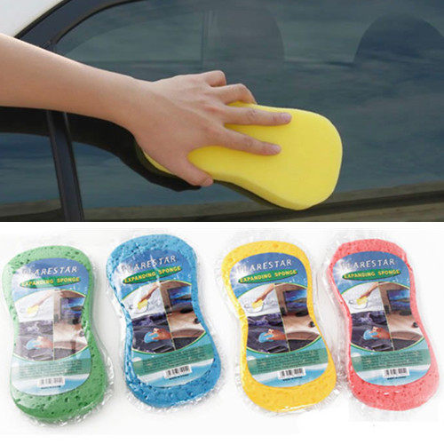 Car wash sponge 8 word sponge large vacuum compression sponge car wipe car wash sponge 33-2A045