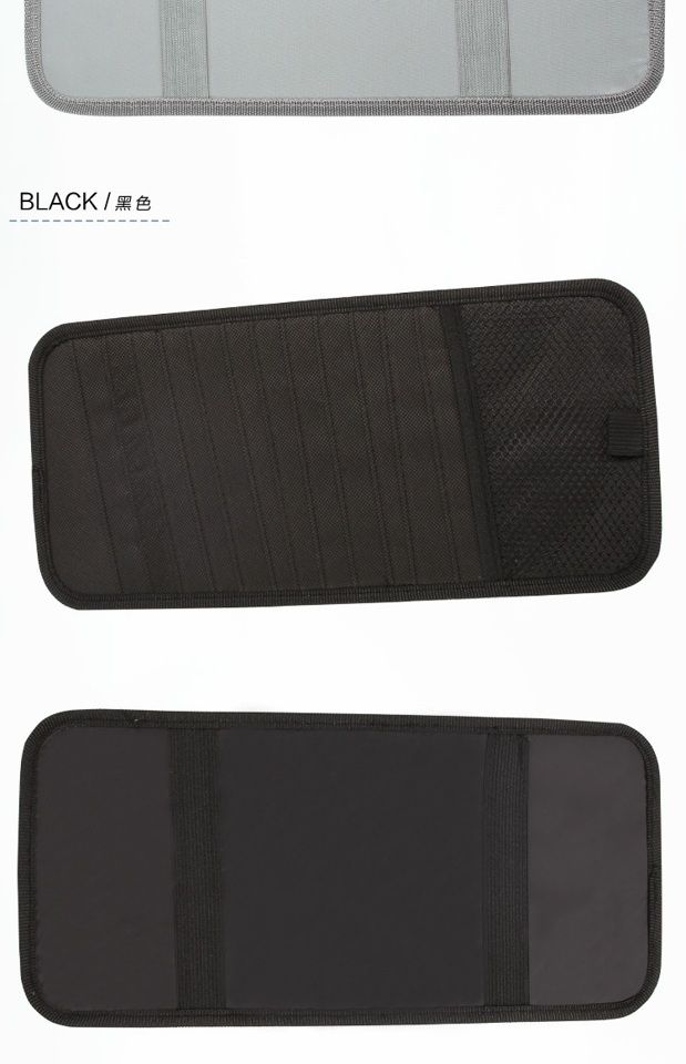 Phụ kiện ô tô Siêu thị Sun Visor Cd Clip Xe đa năng CD Hộp lưu trữ CD Pack Disc Set - Ô tô nội thất Accesseries đồ trang trí xe oto
