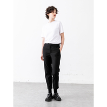 Slow Tea Black Smoke Pipe Pants Woman 90% Western Pants Slim Fit 100 Lap Design Sensation Small Crowd Lukewarm Wind High Waisted Pants