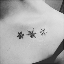Tattoo Patch Waterproof Prill Green Kitten Cardiogram Snowflake Fox 4 Classic Tattooed Stickers