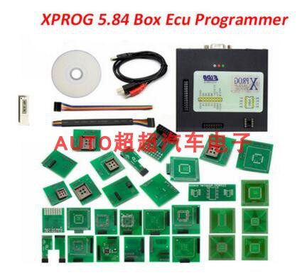 2018 version Chinese and English XPROG-M Box 5 84 ECU Programmer XPPOR with password dog