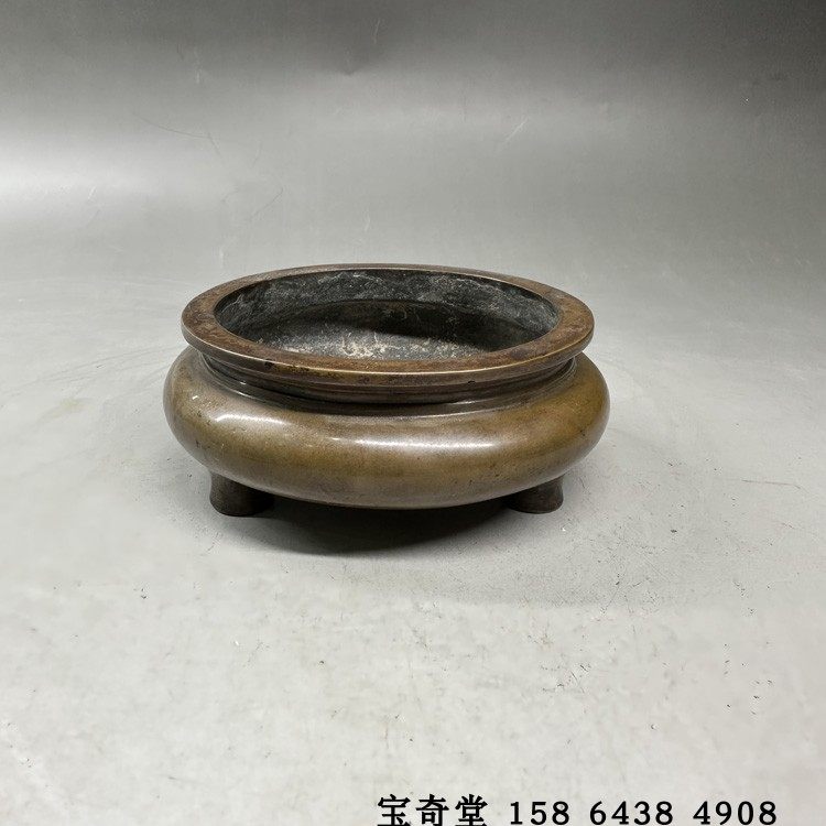 3足銅香炉 家藏珍寶 中国古玩 骨董