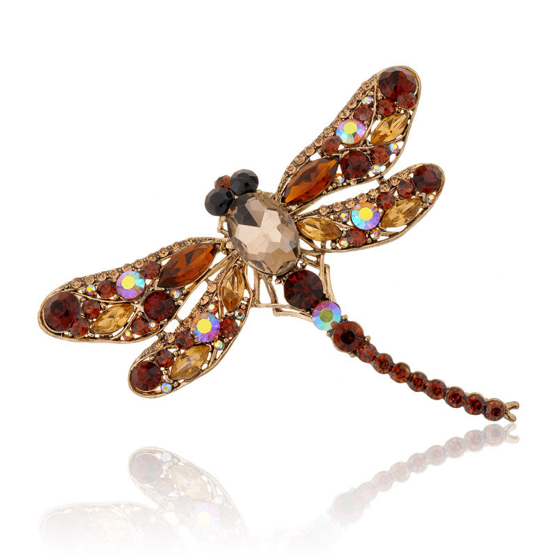 Broche femme en cristal naturel pierres semi-précieuses - Ref 1173197 Image 11