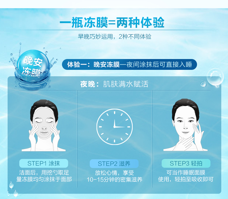 Ou Shi Man Pearl Water Oxygen Renewal Night Free Membrane Giữ ẩm Không ngủ Mặt nạ ngủ Thu nhỏ lỗ chân lông Cửa hàng Flagship - Mặt nạ mặt nạ innisfree đất sét