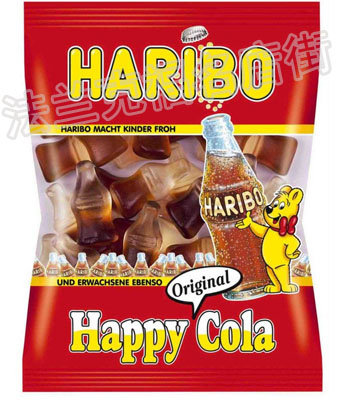 German direct mail by Haribo Happy cola Haribao jewelry QQ sugar sugar cola taste