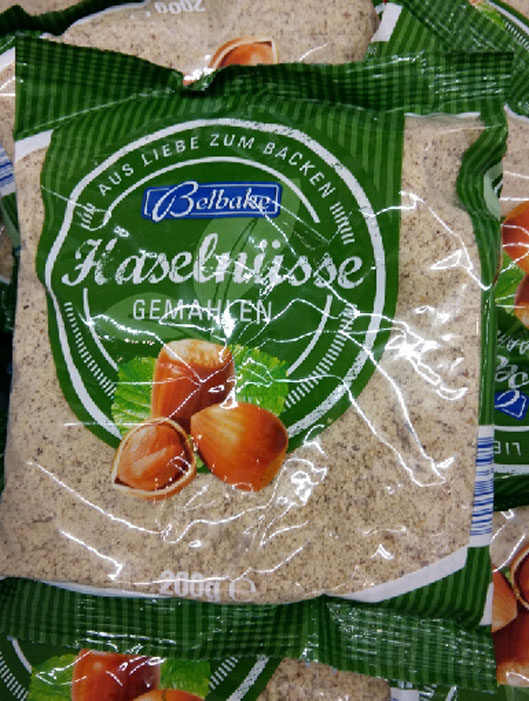 GERMAN DIRECT mail HAZELNUT KERNEL powder cake cookie baking raw powder grinding 200G