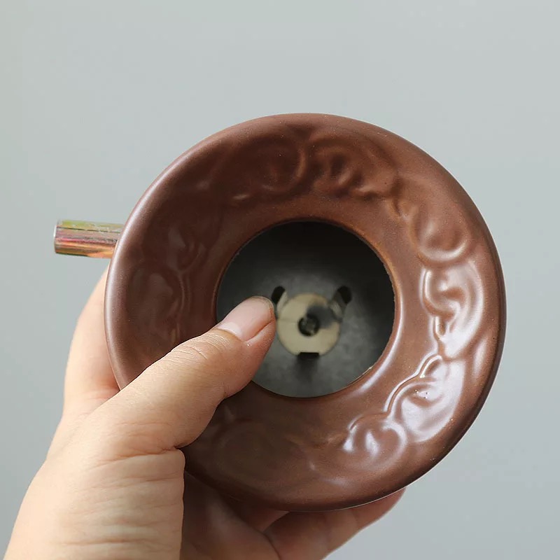 Ear Moxibustion Jar Alone Ear Moxibustion Instrument Moxibustion Instrument Moxibustion Moxibustion Book Moxibustion Head-Moxibustion Head Row Ceramic Ear Moxibustion Tank Single