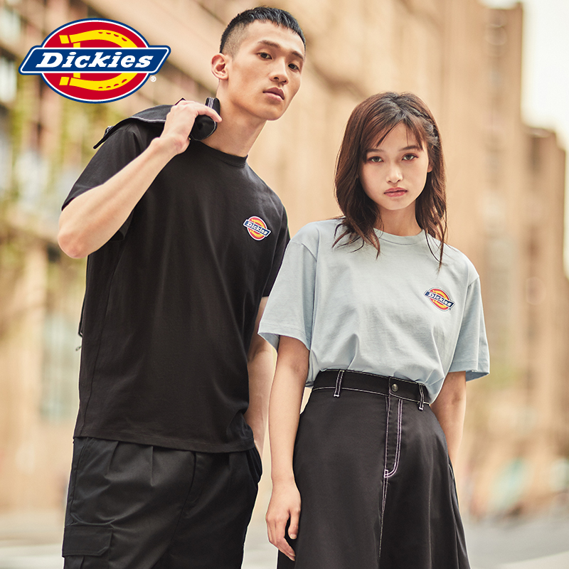 Black【 white Pre sale 】 Dickies Basic fund Short sleeve T-shirt female   New products Cotton Short T Couple jacket 8905