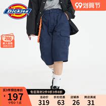 Dickies overalls wind knee shorts women waist drawstring casual bag shorts overalls women Summer 8894