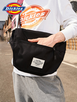 Dickieslogo pattern printing label zipper adjustable messenger bag Autumn new casual fashion messenger bag 9531