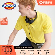 Dickies Printed Couple Mens Short Sleeve T-shirt Summer New Fashion t Cotton Top Comfortable Round Neck 8924