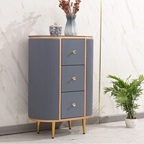 Light Extravagant Bucket Cabinet Minimalist Modern Rock Board Five Bucket Cabinet Living-room Side Cabinet Bedroom Bed Cabinet Triple Bucket Containing Decorative Lockers