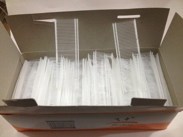 I-shaped thick glue needle plastic needle 5000 tag line tag gun needle needle row 1-15 cm white tag