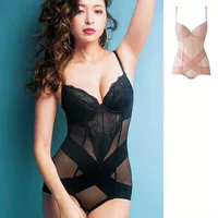 Xiêm corset Nhật Bản bụng eo đẹp lưng mỏng không có dấu vết hở thân miễn phí cơ thể bó sát hông áo ngực do lot nu