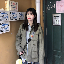 Yu Wenle Spring Japanese frock Hip-hop top Couple jacket Shirt jacket