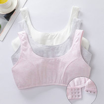 Pure Cotton Adolescent Girl Bra Small Vest Girl Youthful Hair Education Period Underwear High School Junior High School Student Daughter Child Defense Bump