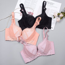 Summer underwear bra gathers thin collection of collars with steel ring ultra-thin summer no sponge plus size 90B wholesale