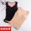 No lace large size warm vest women thickened tight autumn and winter V-neck suspender base shirt underwear top wholesale