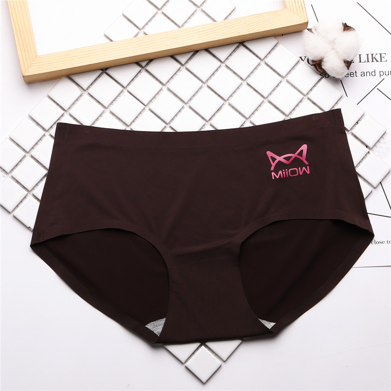 Đặc biệt cung cấp mùa hè đồ lót liền mạch ladies ice lụa một mảnh sexy thấp eo cotton thoáng khí 裆 tóm tắt sinh viên