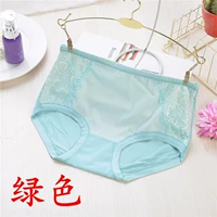 Cotton tre than đồ lót quần lót nữ modal giữa tăng kích thước lớn tóm tắt ren đen phụ nữ đồ lót quần lót su