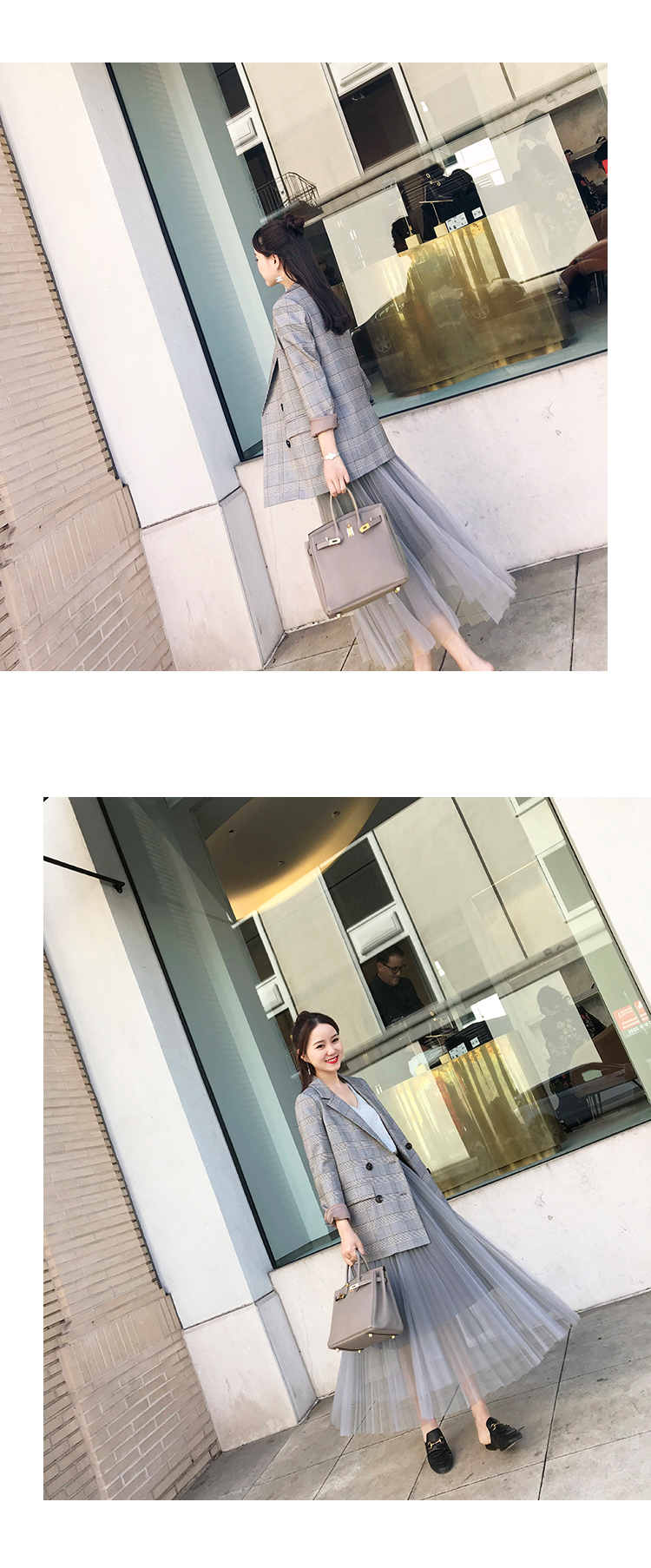 NatureQ 2018 mới phù hợp với phong cách thời trang phù hợp với khí chất rượu vang retro chic kiểm tra giản dị nhỏ phù hợp với nữ áo kiểu nữ