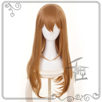 Working cell platelet long flax colored Loli cosplay Wig Wig
