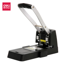 Del 0150 two-hole heavy punching machine manual thick layer labor saving punch double hole manual round hole punch