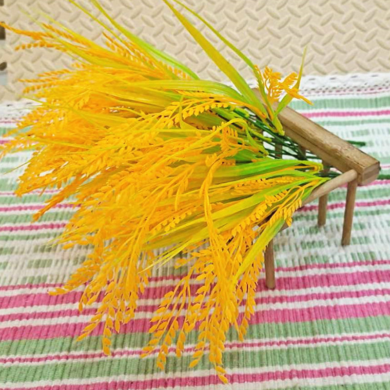 Simulation Rice Valley Fake Rice Wheat Ears Wheat Wheat Dance Props Flowers Five Valley Fonden Crop Decorations