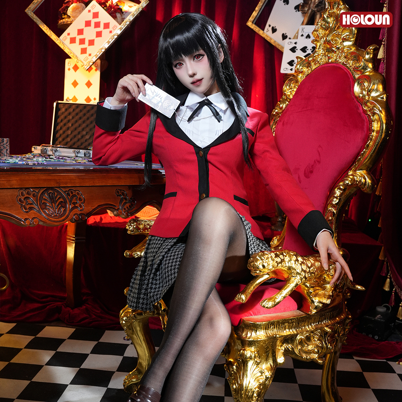 Holouncoser Kakegurui Compulsive Gambler Momozuki Nene Cos Hyakka Academy Acrylic Keychain