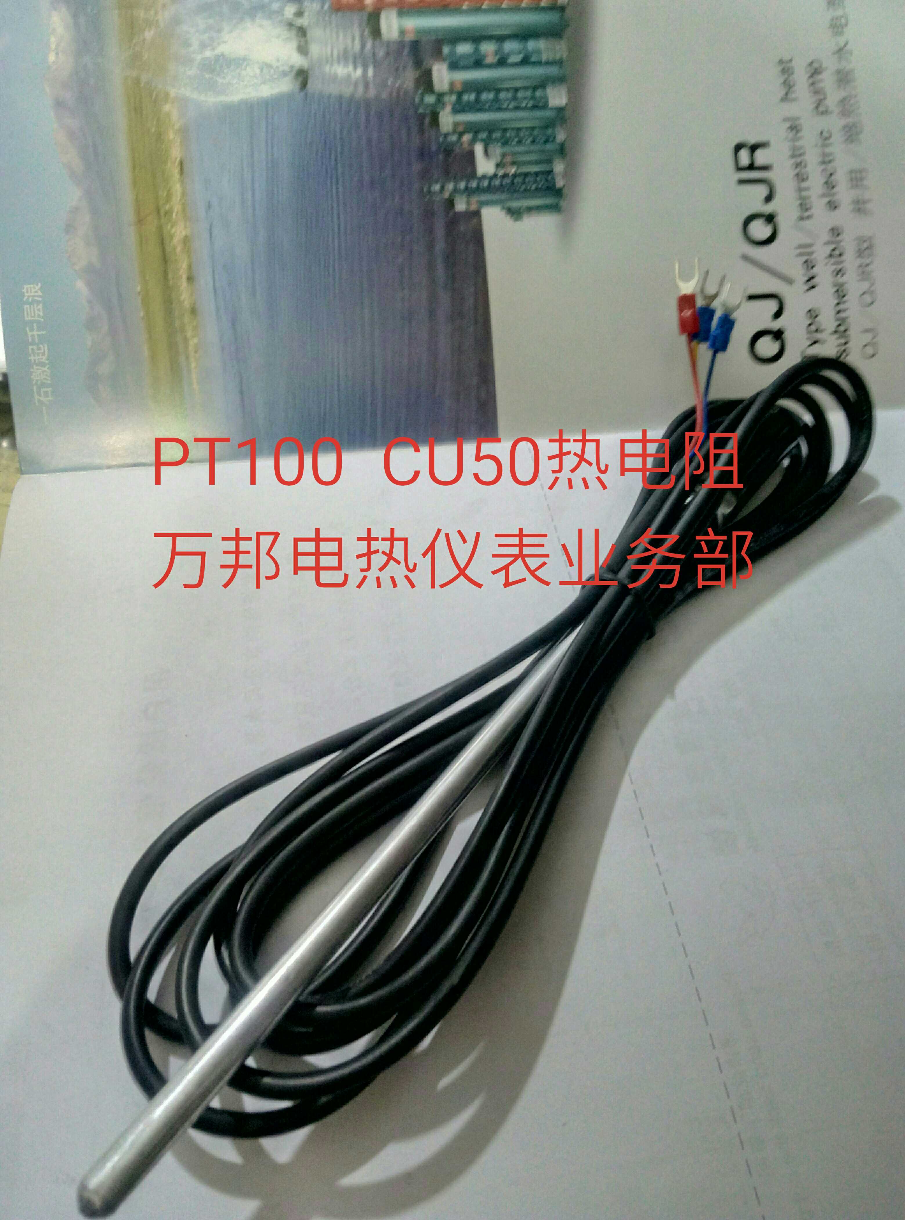 Pt100 temperature sensor platinum thermoresistance WZP-187 water resistance probe K E thermocouple temperature rod