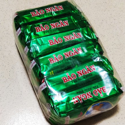 (6 packs 70g)Green Horse Flower Tea danh tra BAO NGAN Vietnamese Pineapple Sage Tea