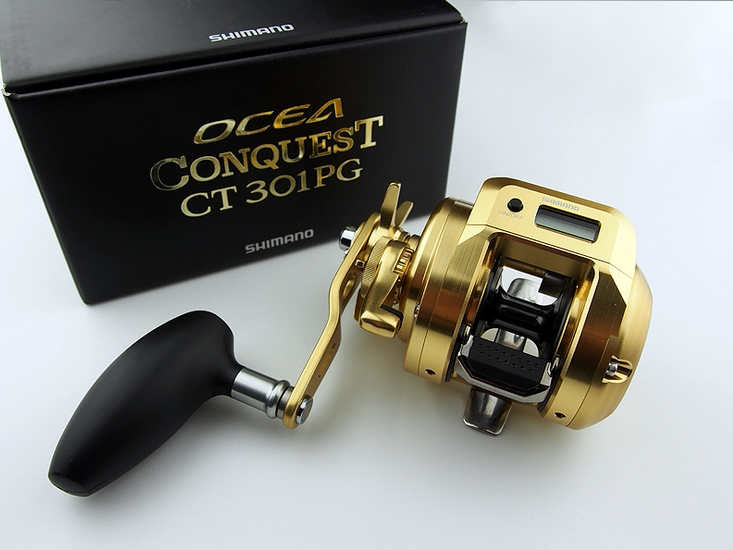 SHIMANO Shimano OCEA CONQUEST CT digital display slow rocking iron plate steamer fishing drum wheel