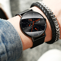 Product Luxury Watch Mens Top Brands Black Tech Flagship Store Exam Sports Day Style Extremely Brief Multifunction Table