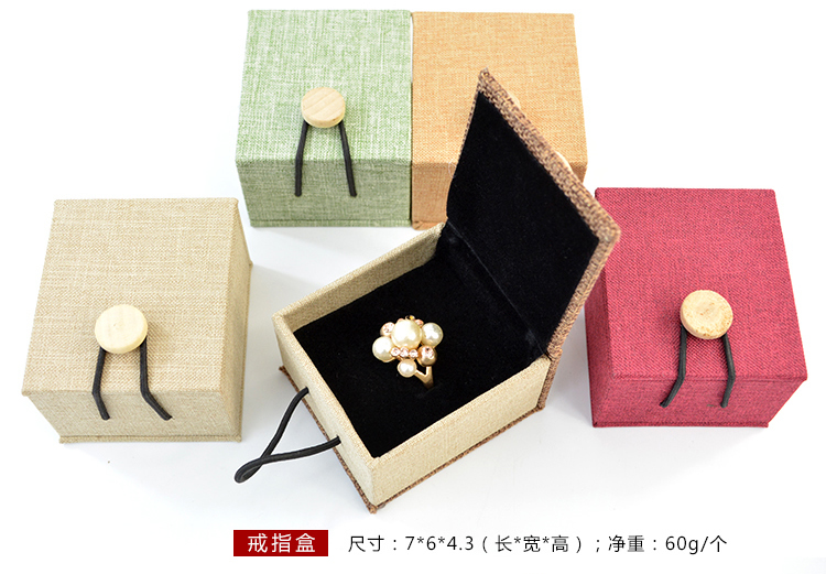 Trang sức hộp vòng tay wenwan vòng tay vòng tay vòng tay thổ cẩm hộp mặt dây chuyền trang sức vòng hạt hộp hộp bán buôn - Vòng đeo tay Cuff vòng vàng 18k