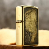 Мужская оригинальная ветрозащитная медная зажигалка на керосине, подарок на день рождения