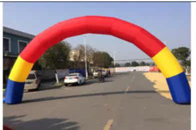 Opening Event Venue Decoration 12 m Color Festival Inflatable Arch 12 m Color Gas Arch Door 12 m Iridescent Door Customisation